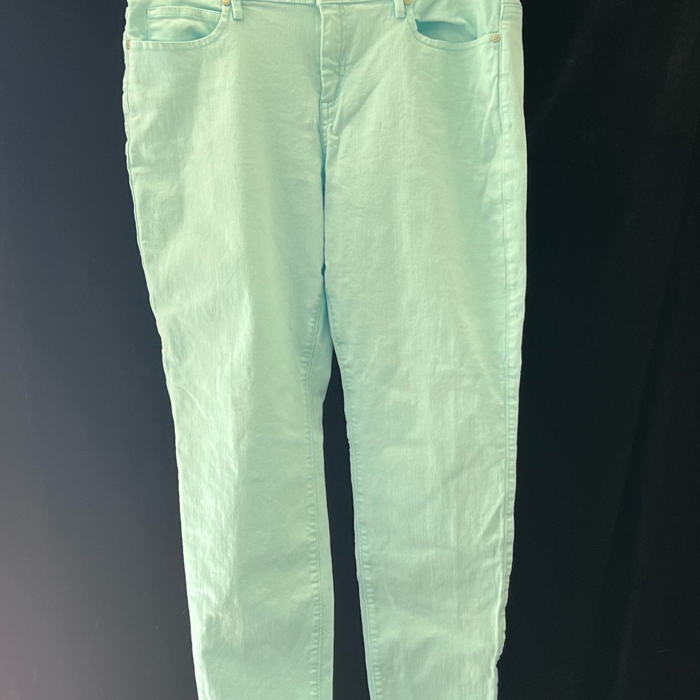 Lilly Pulitzer Straight-Leg Jeans in Mint